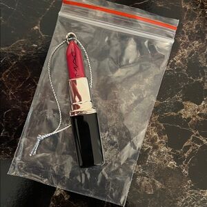 NWOT MAC LIPSTICK ORNAMENT